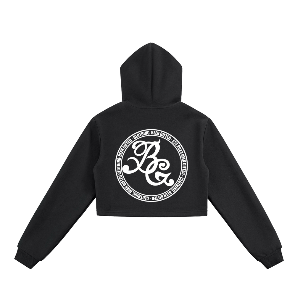 Been Gifted Cropped zip-up